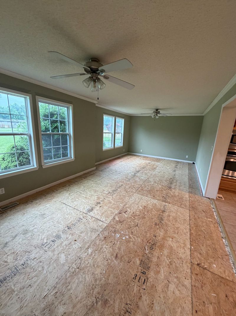 Property cleanout in progress
